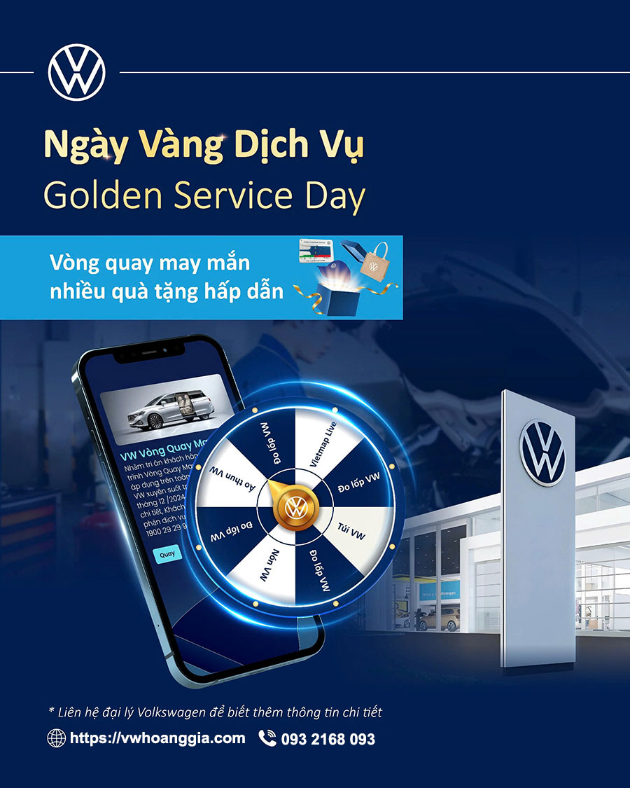 CTKM Volkswagen Tháng 11/2024: Golden Service Day