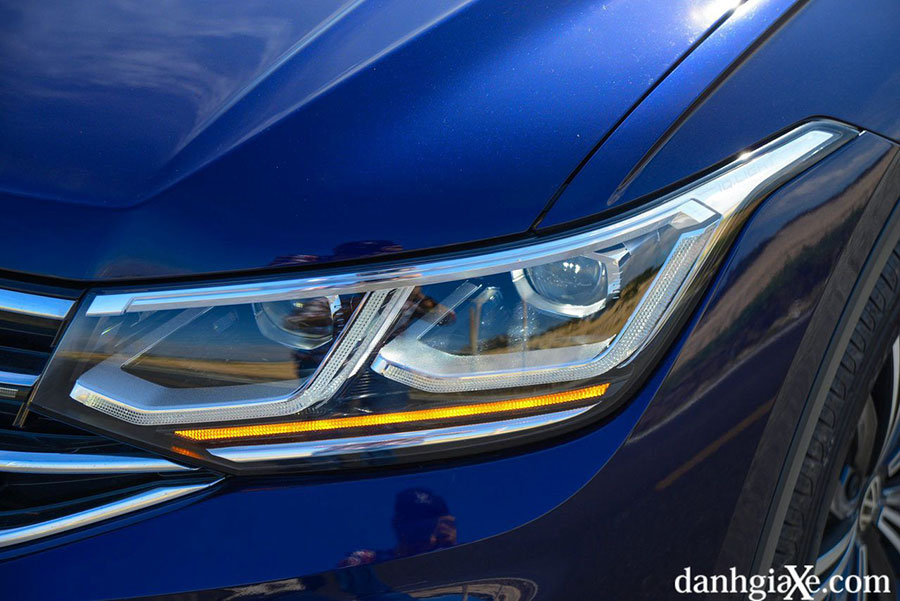 Volkswagen Tiguan 2023 sống động hơn hẳn khi sử dụng đèn pha IQ.LIGHT