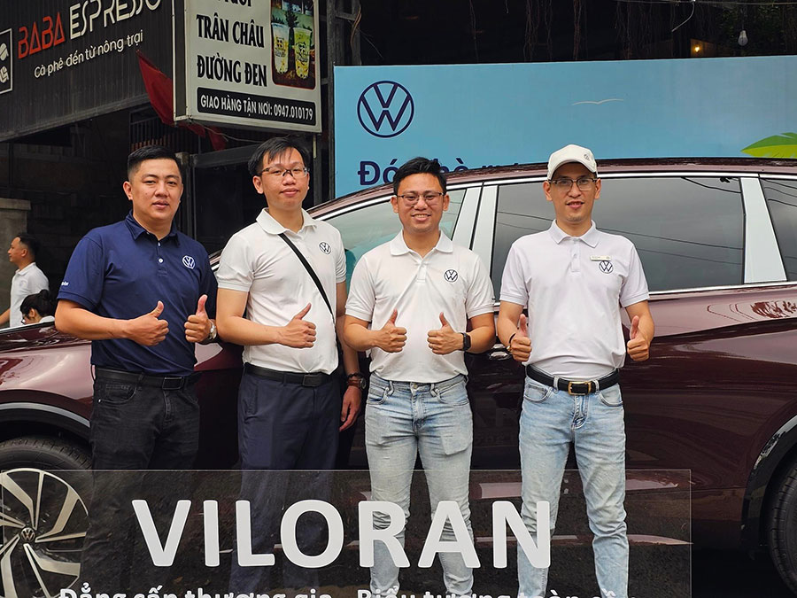 Những hình ảnh quý giá trong buổi lái thử xe Volkswagen của VW Hoàng Gia