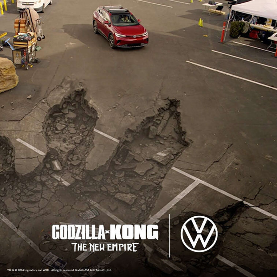 Volkswagen ID.4 Góp Mặt Trong Bộ Phim "Godzilla x Kong: The New Empire"