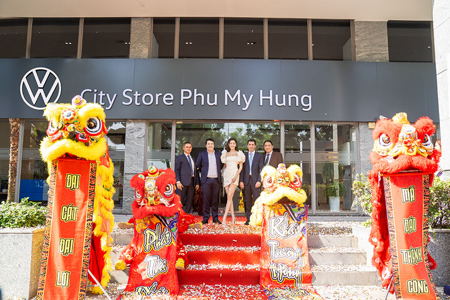 Showroom trưng bày VW City Store Phú Mỹ Hưng là cửa hàng đầu tiên của mô hình “City Store”