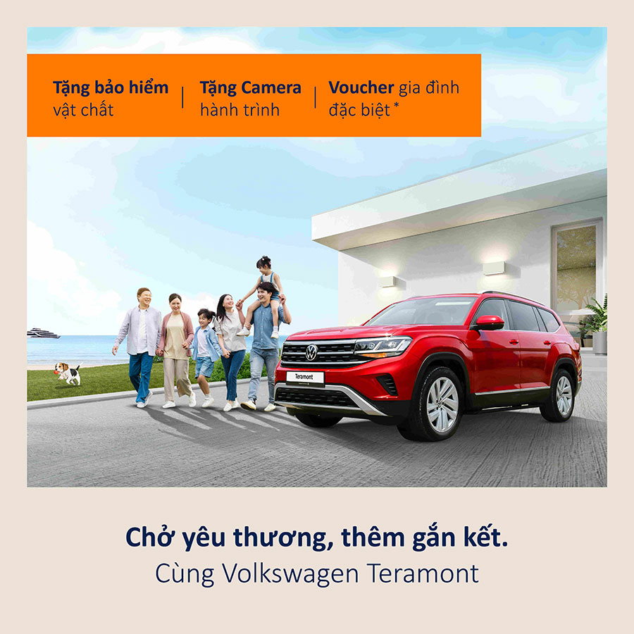 CTKM tháng 6 cùng Volkswagen Teramont