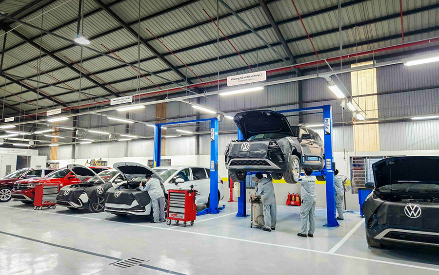 Xưởng dịch vụ hiện đại