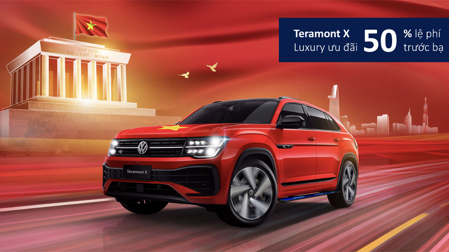 Ưu đãi 50% Phí Trước Bạ Volkswagen Teramont X Luxury Dịp Quốc Khánh