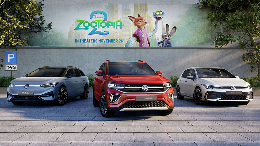 Volkswagen Hợp Tác Với Walt Disney Animation Studios Cho Sự Kiện Ra Mắt “Zootopia 2” Volkswagen Hợp Tác Với Walt Disney Animation Studios Cho Sự Kiện Ra Mắt “Zootopia 2”